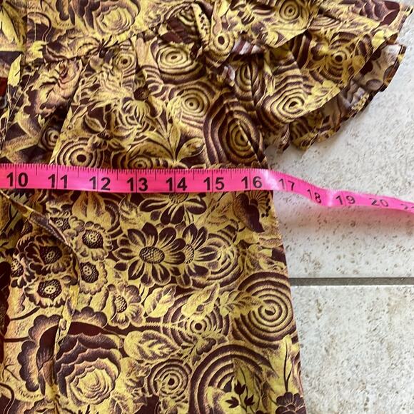 Ulla Johnson Ruffle Sleeve Letty Top in Amber - Picture 14 of 16